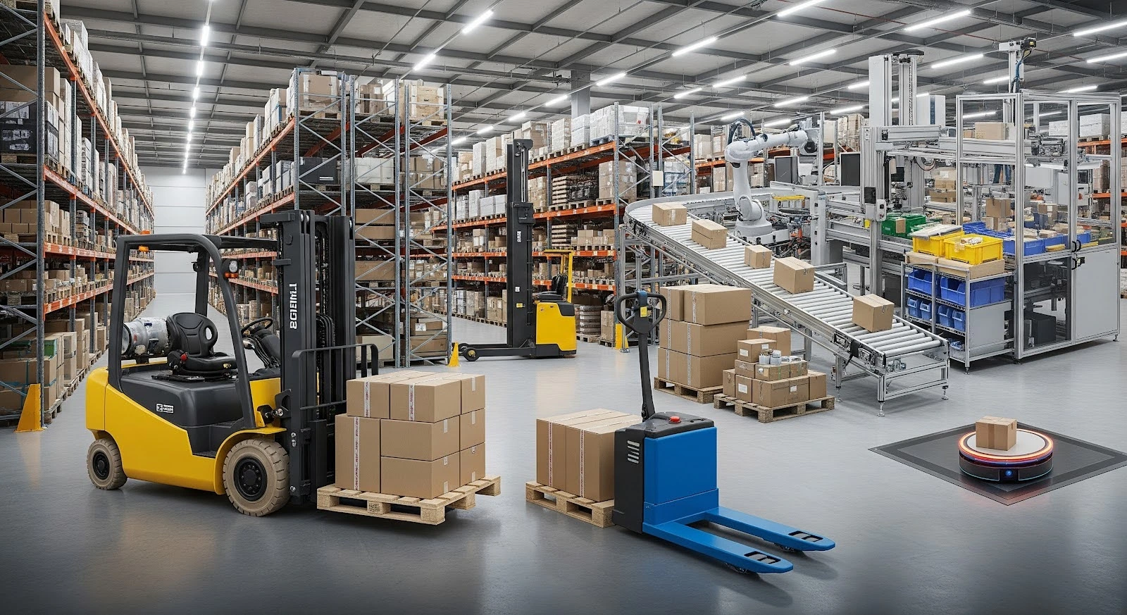 Types of Material Handling Equipment Explained
