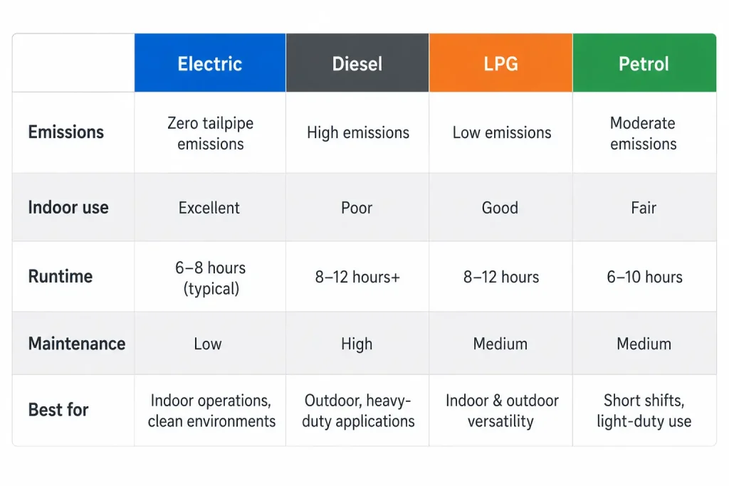 Forklift load centre diagram showing capacity reduction from 500mm to 700mm load centre